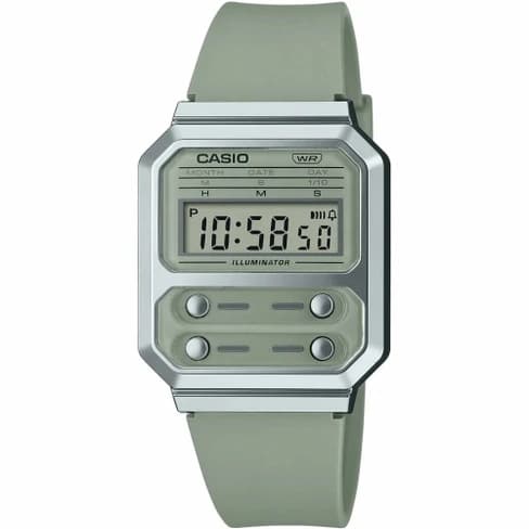 ساعت مچی مردانه زنانه کاسیو CASIO جنرال مدل A100WEF-1ADF — تصویر ۳