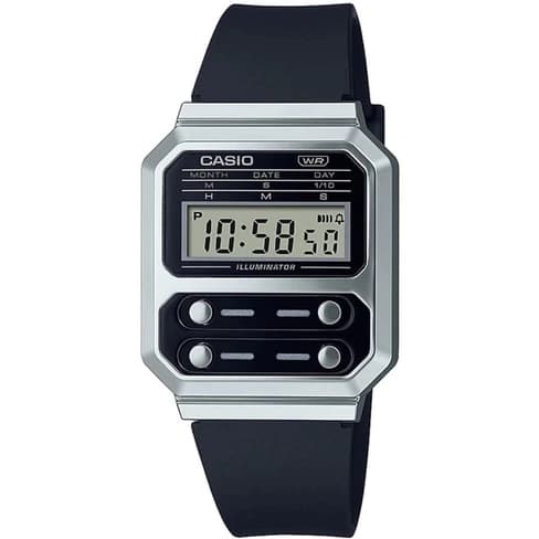 ساعت مچی مردانه زنانه کاسیو CASIO جنرال مدل A100WEF-1ADF — تصویر ۲