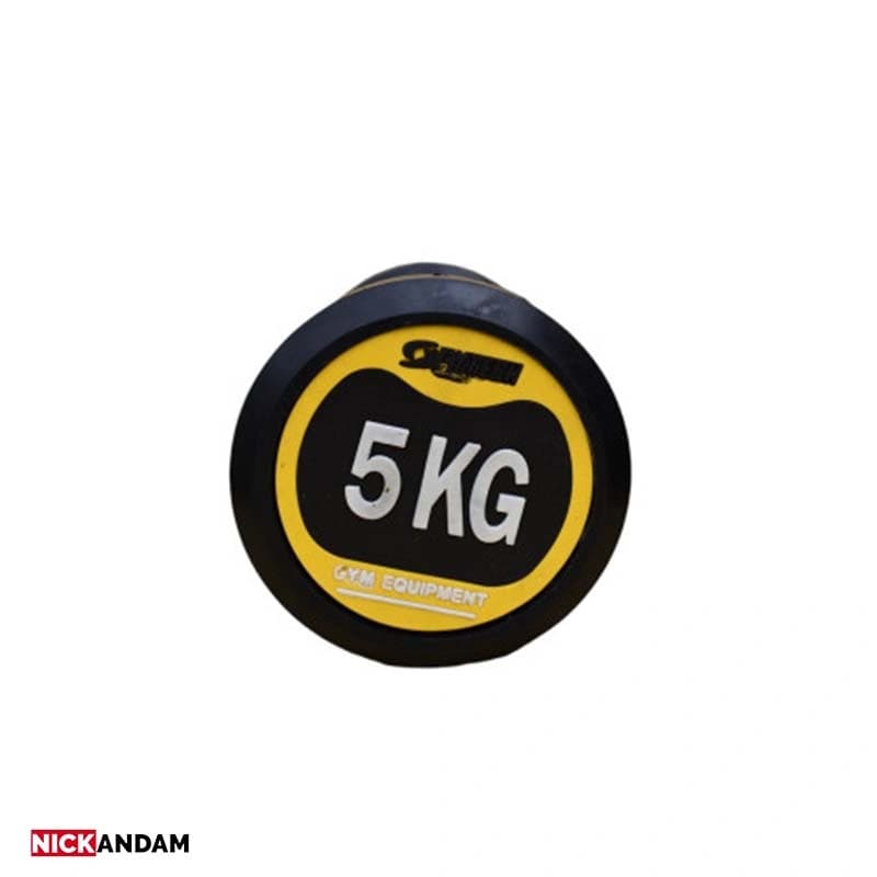 دمبل گرد 5 کیلوگرم G10 بسته دوعددی — تصویر ۳