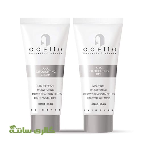 کرم ژل لایه بردار AHA%20 ادلیو adelio حجم 50 میل — تصویر ۲