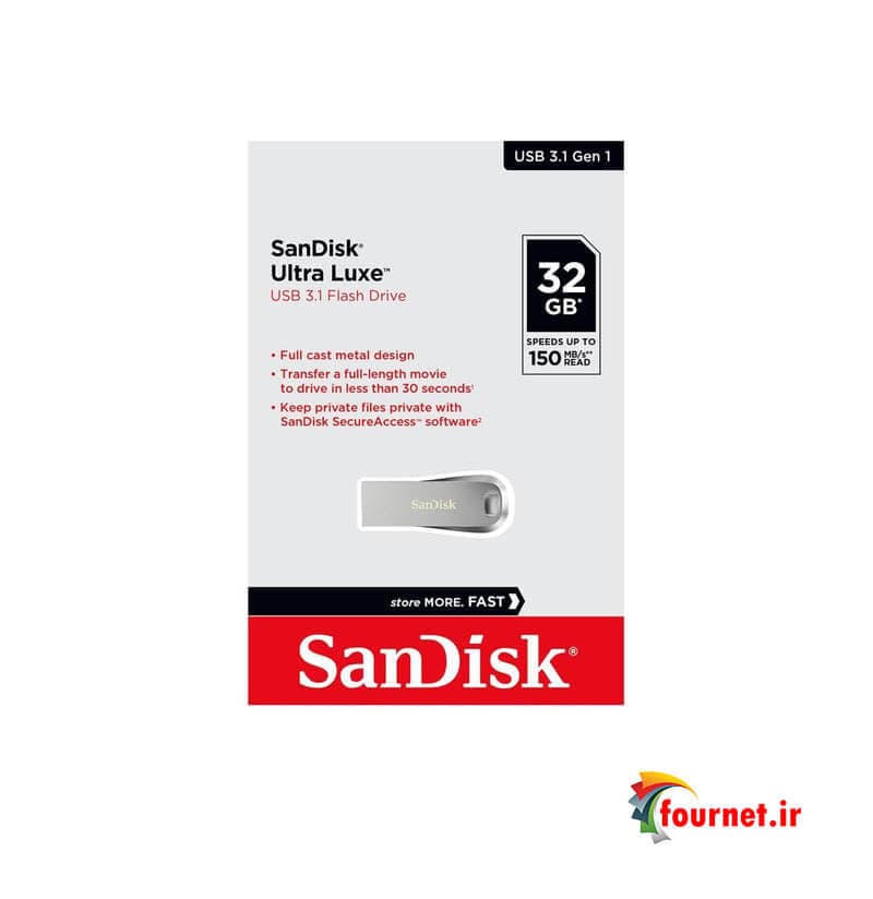 فلش مموری سن دیسک USB 3.1 ظرفیت 32 گیگابایت — تصویر ۲