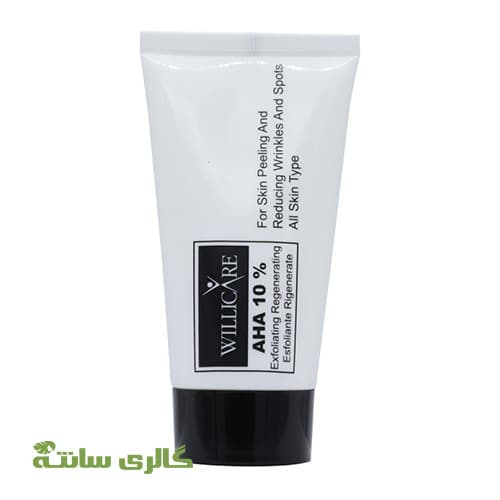 کرم لایه بردار AHA %10 ویلی کر WiliCare حجم 50 میل — تصویر ۲