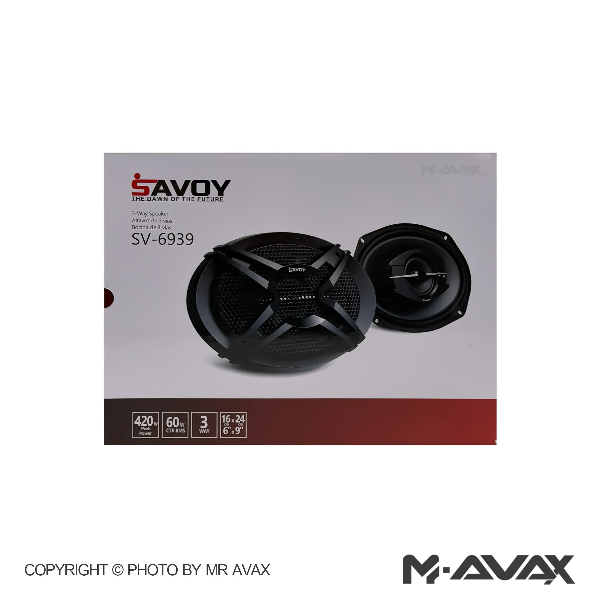 باند بیضی 9*6 اینچ ساووی مدل SV-6939(دو عددی) — تصویر ۲