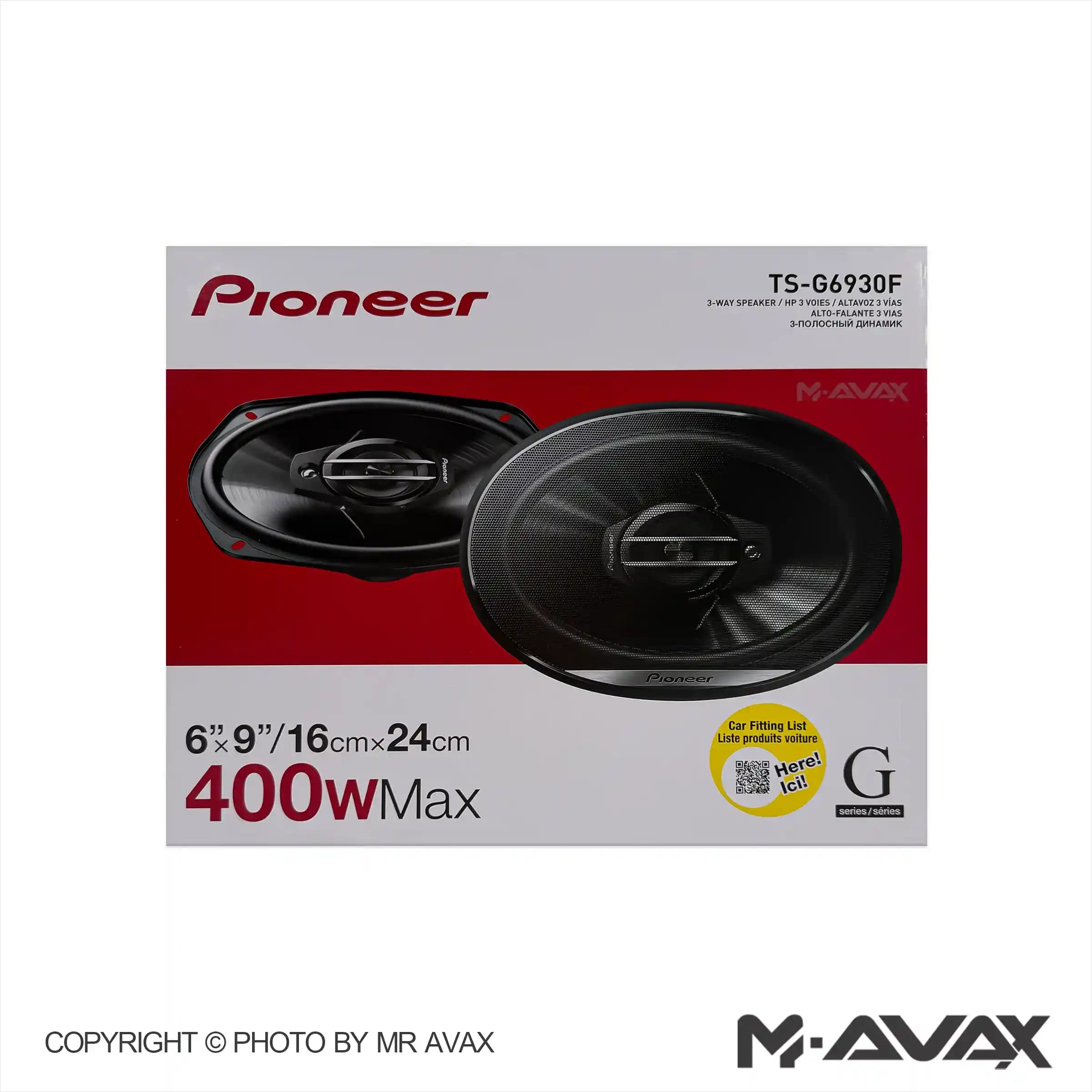باند بیضی 9*6 اینچ پایونیر مدل TS-G6930F(دو عددی) — تصویر ۲