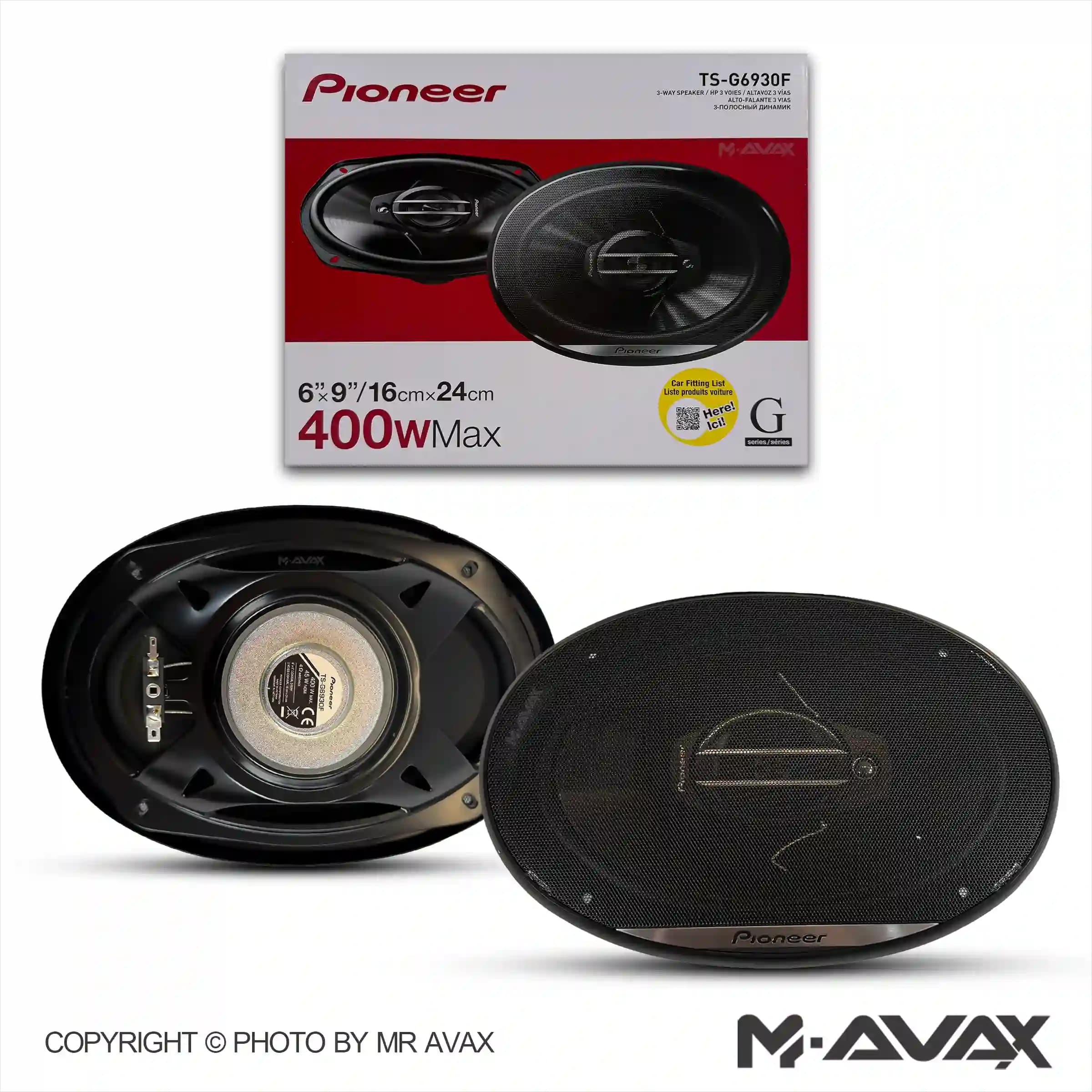 باند بیضی 9*6 اینچ پایونیر مدل TS-G6930F(دو عددی)