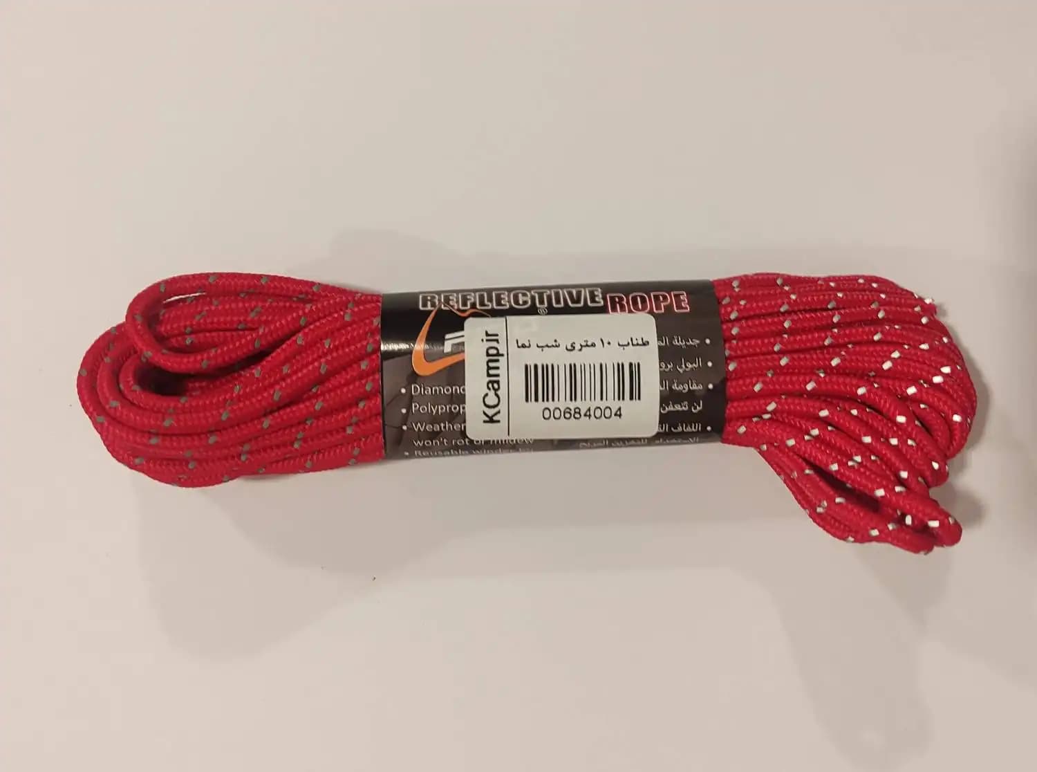 طناب 10 متری شب نما فینو FIno Reflective Rope — تصویر ۳