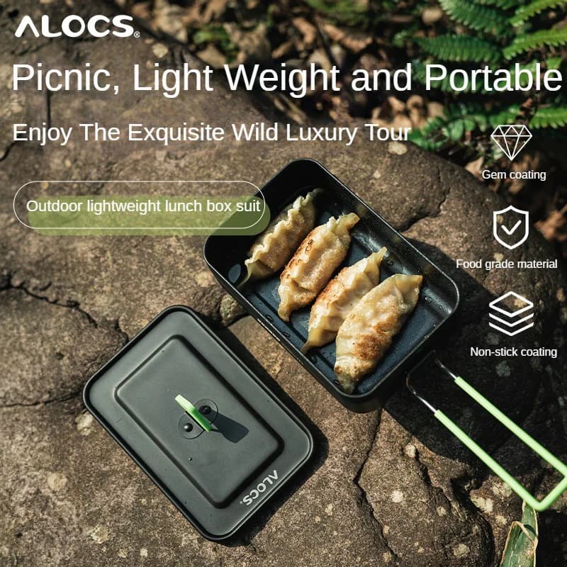ست ظروف غذای کمپینگ آلوکس ALOCS TW-140-CS — تصویر ۴