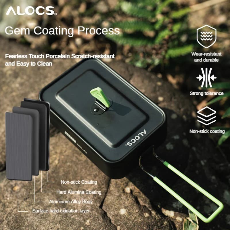 ست ظروف غذای کمپینگ آلوکس ALOCS TW-140-CS — تصویر ۶