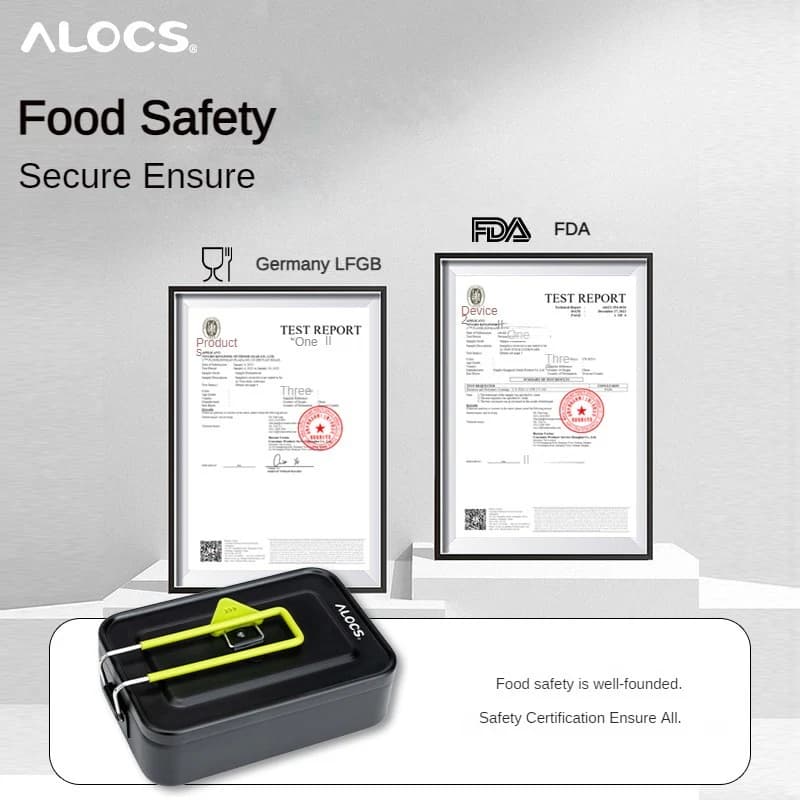 ست ظروف غذای کمپینگ آلوکس ALOCS TW-140-CS — تصویر ۲