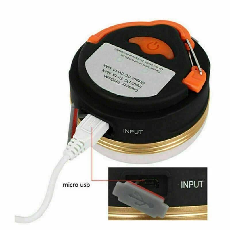 چراغ چادر شارژی LED آهنربایی CAMPING LIGHT — تصویر ۶