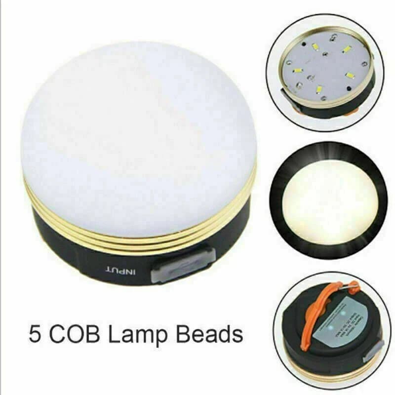 چراغ چادر شارژی LED آهنربایی CAMPING LIGHT — تصویر ۲