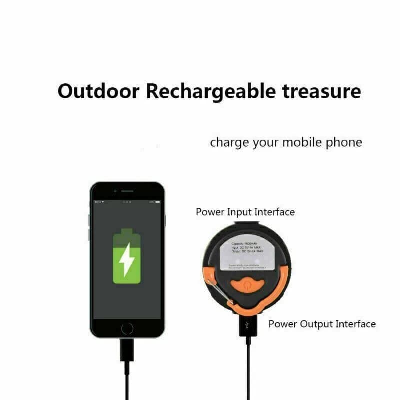 چراغ چادر شارژی LED آهنربایی CAMPING LIGHT — تصویر ۵