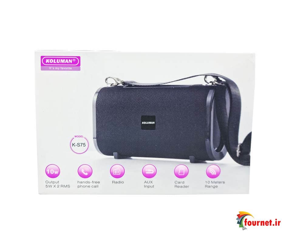 اسپیکر بلوتوثی قابل حمل کلومن مدل K-S75