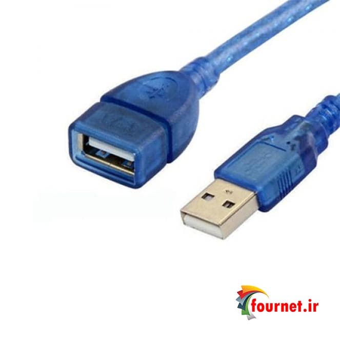کابل افزایش طول یو اس بی شیلددار 30 سانتیمتر