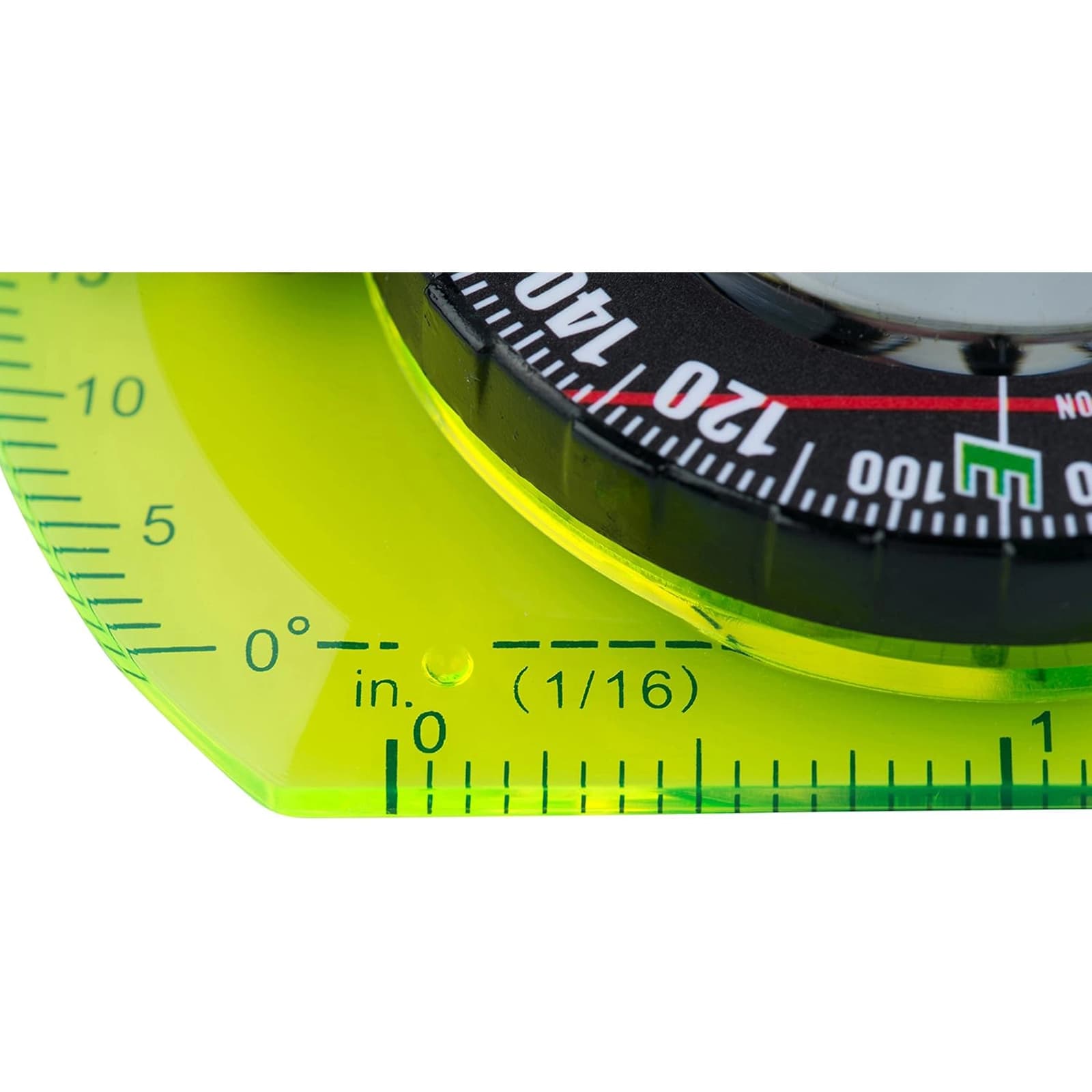 قطب نما آینه دار ایس کمپ Ace Camp Folding Map Compass With Mirror — تصویر ۲