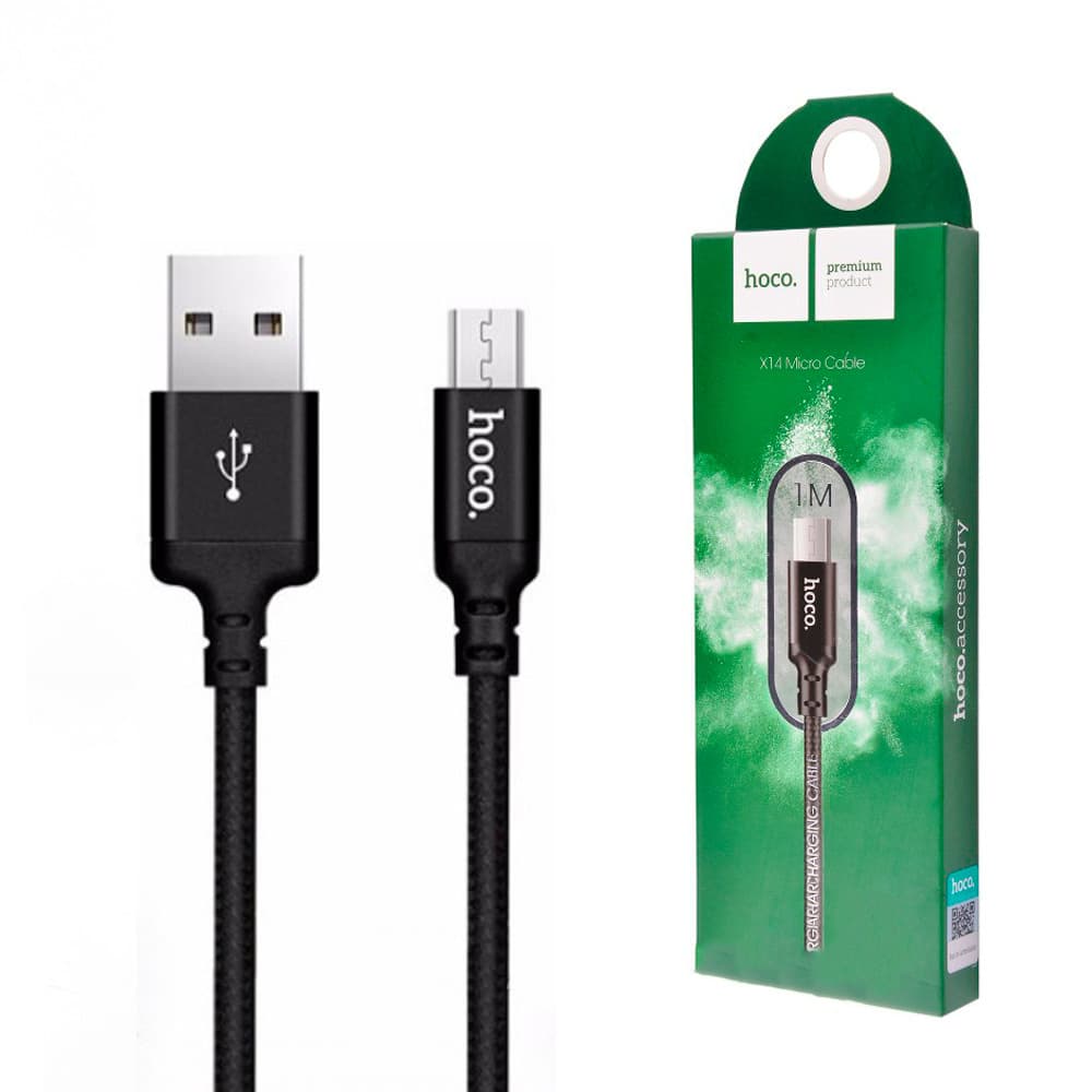 کابل شارژ microUSB هوکو مدل X14 طول 1 متر — تصویر ۲