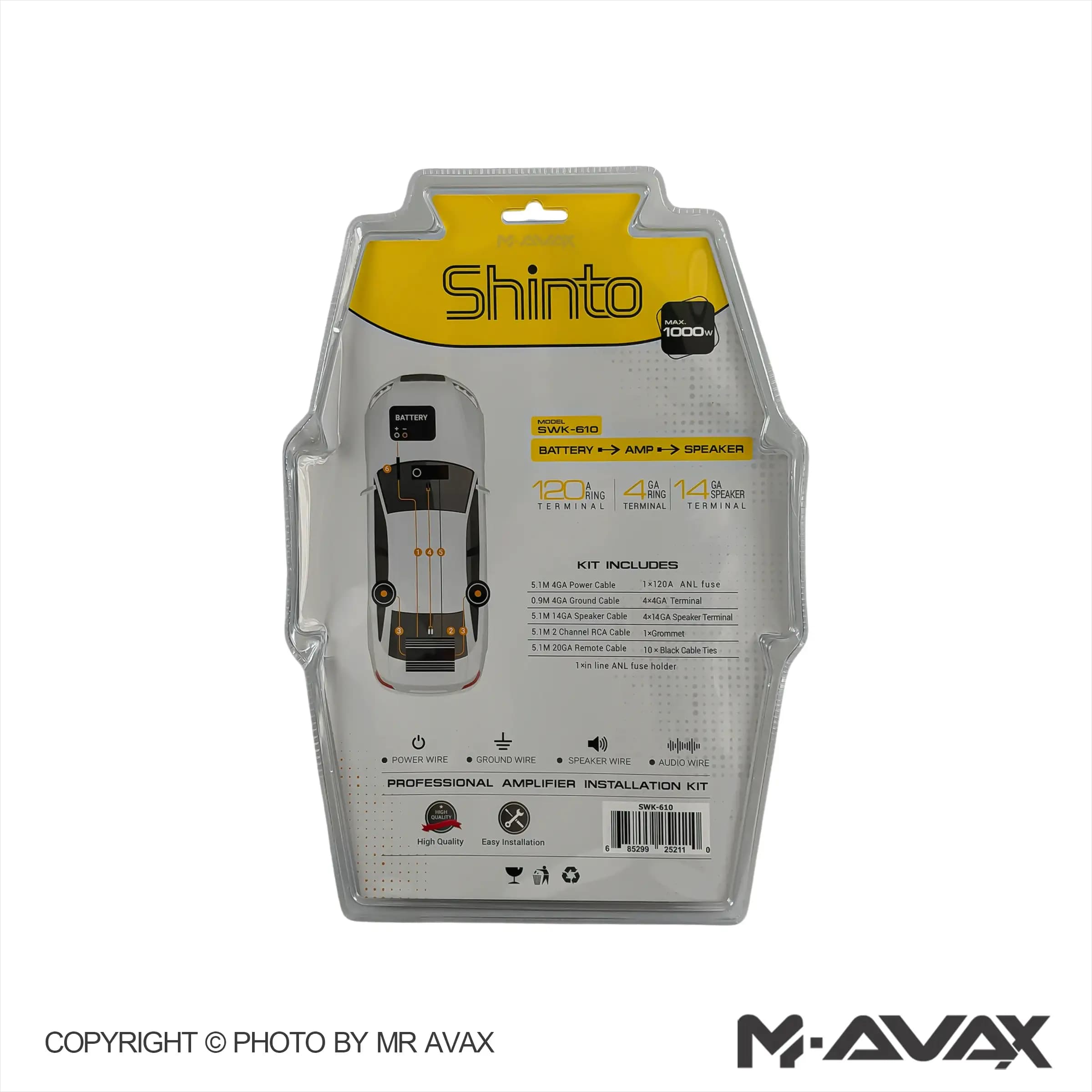سیم پک شینتو 4 گیج P-SWK-610 — تصویر ۳