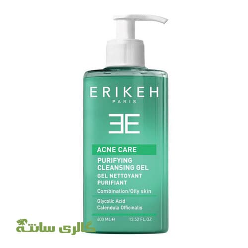 ژل شوینده پوست چرب و مختلط اریکه ERIKEH حجم 400 میل