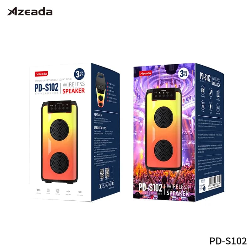 اسپیکر بلوتوث پرودا-آزدا PD-S102 — تصویر ۲
