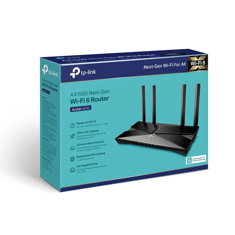 Tp-link AX10 Archer AX1500 Wi-Fi 6 Router(بدون گارانتی ) — تصویر ۵