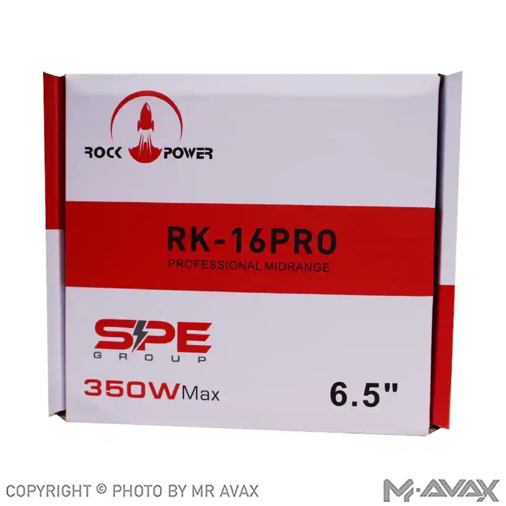 میدرنج 6.5اینچ راک پاور مدل RK-16PRO(دو عددی) — تصویر ۲