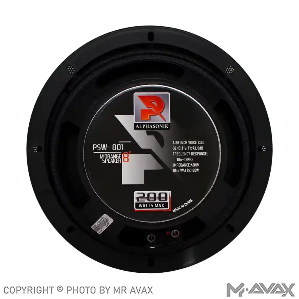 میدرنج آلفا سونیک مدل PSW-801 — تصویر ۳