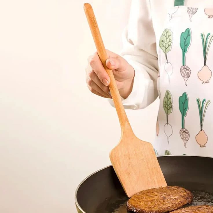کفگیر و ملاقه چوبی لیمون(42)/2339 — تصویر ۵