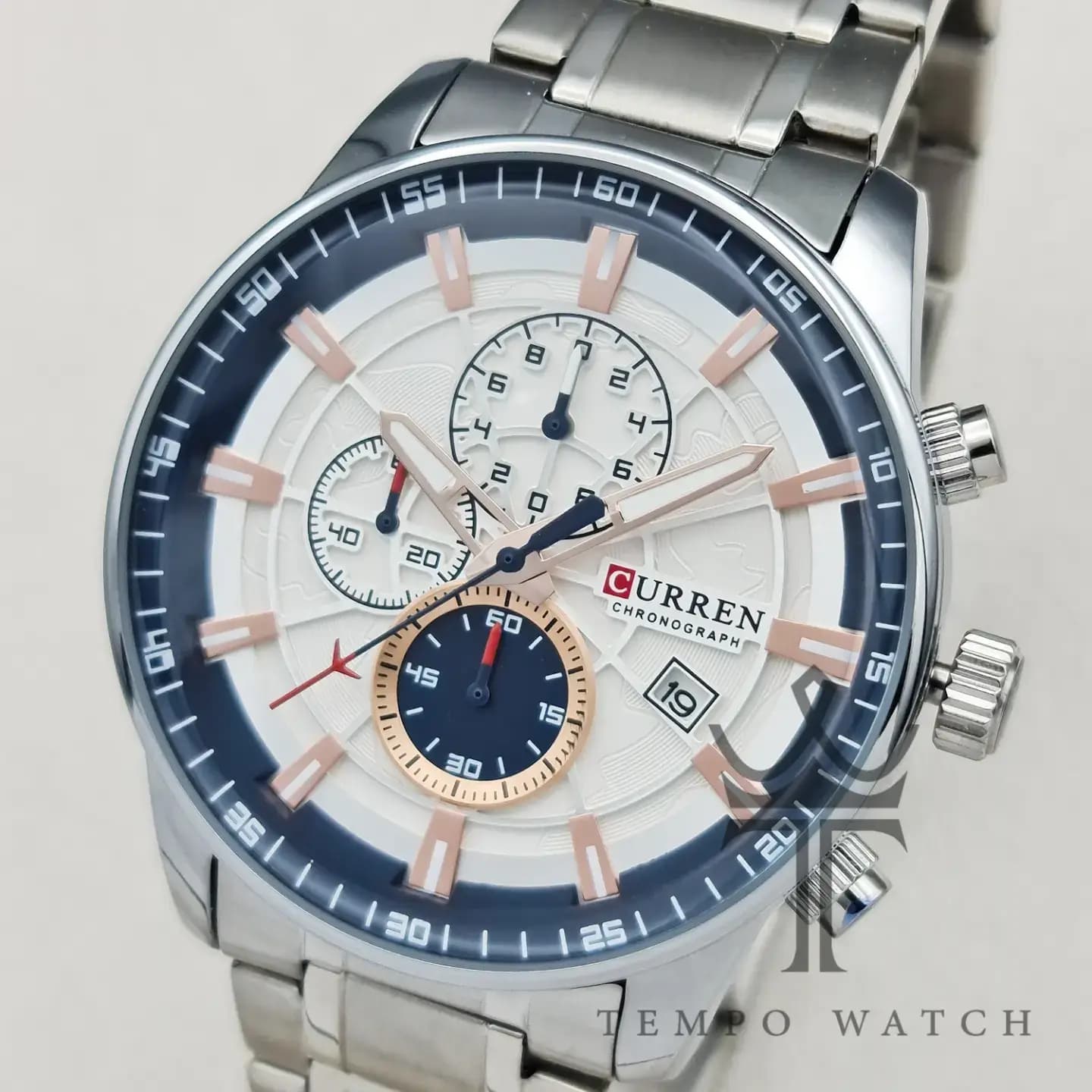 ساعت مچی مردانه کورن CURREN مدل M8362 مشکی — تصویر ۵