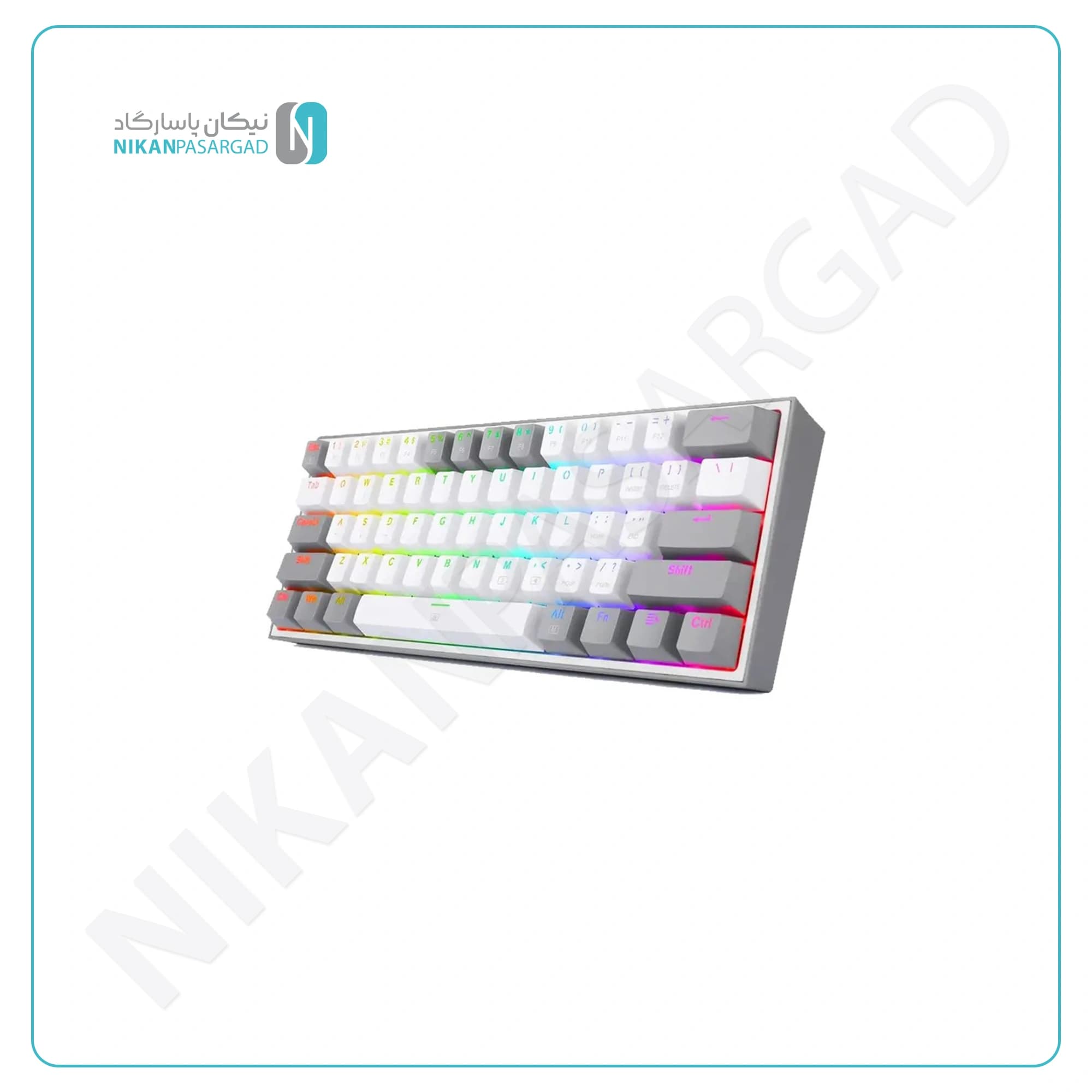 کیبورد مکانیکال گیمینگ ردراگون K617 FIZZ RGB Grey-White — تصویر ۹