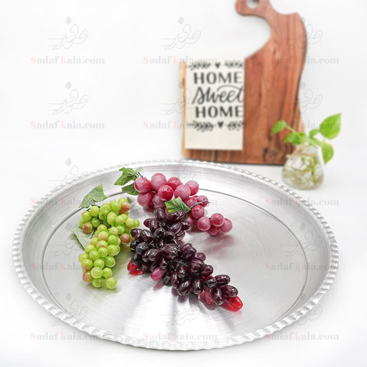 سینی لبه کنگره سایز 8 قطر 57 آلومینیومی