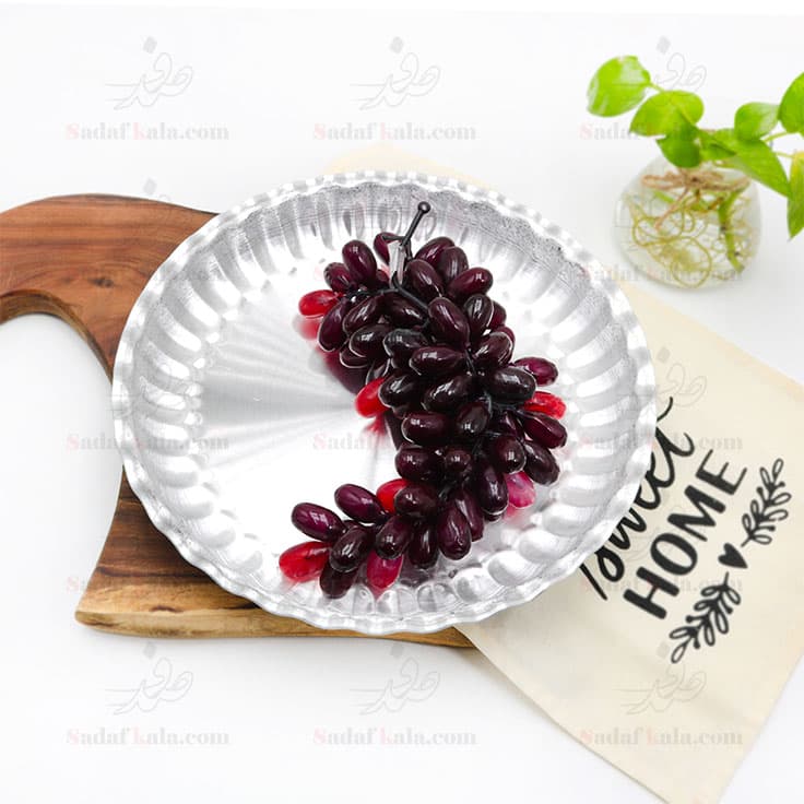 سینی لبه کنگره سایز 2 قطر 27 آلومینیومی