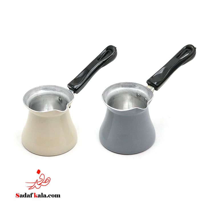 قهوه جوش روسی رنگی آلومینیومی سایز 20 — تصویر ۳