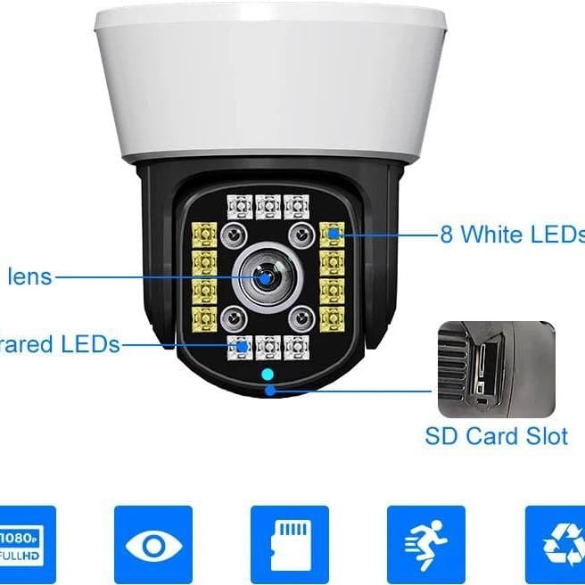 دوربین دام 2مگاپیکسل سیمکارتی 4G مدل V380 Pro — تصویر ۳