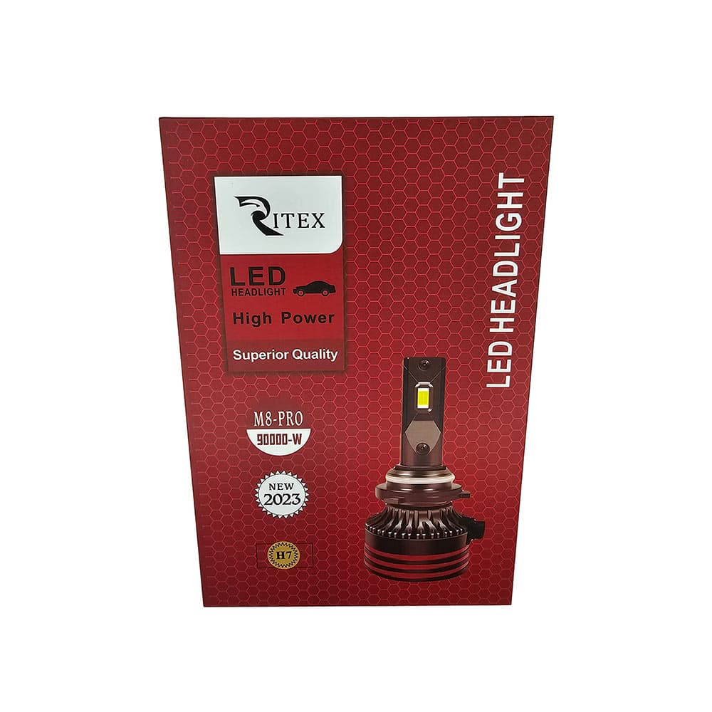 لامپ هدلایت RITEX مدل M8-PRO بسته 2 عددی