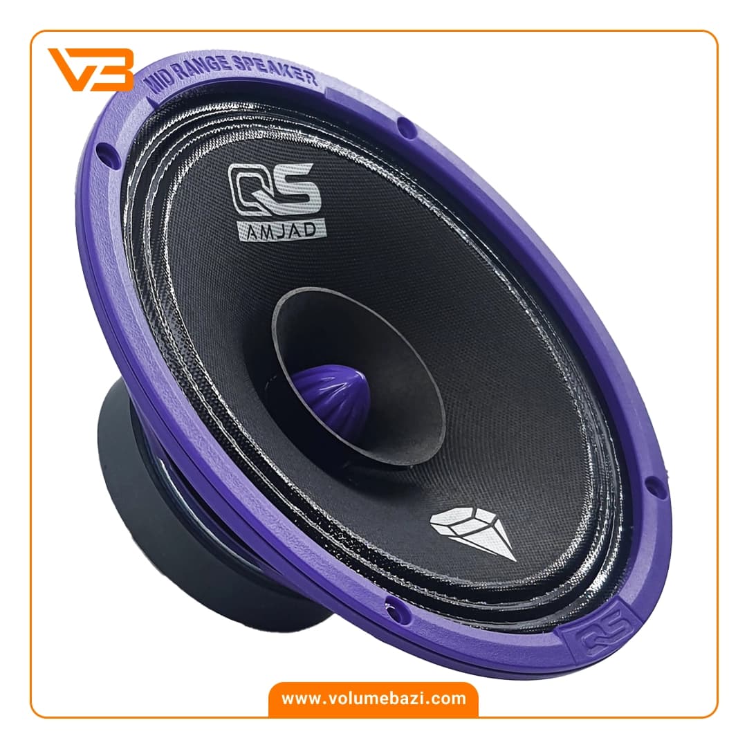 میدرنج 8 اینچ خودرو کیو اس مدل YD-200NEW Pu (بولت فلزی) — تصویر ۳