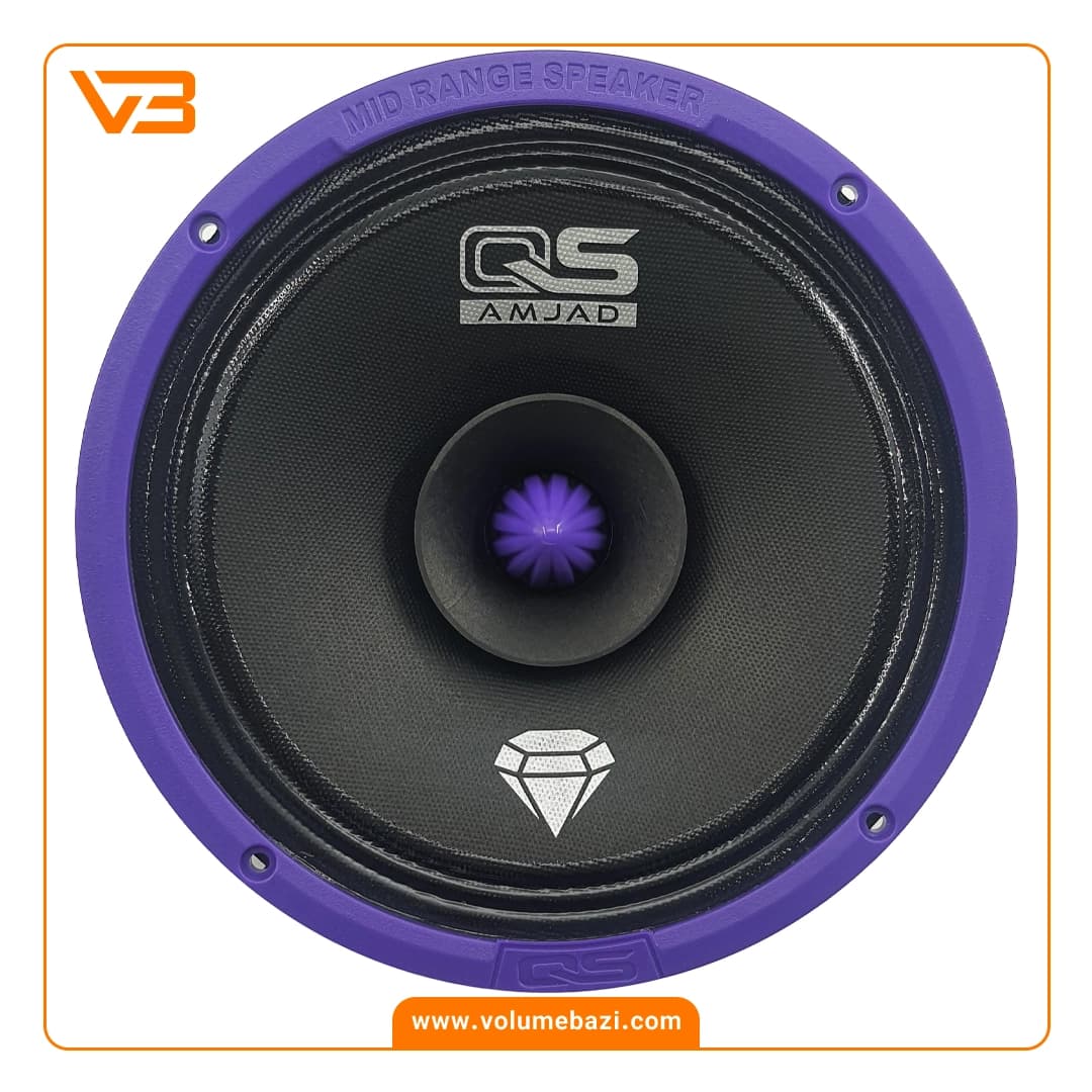 میدرنج 8 اینچ خودرو کیو اس مدل YD-200NEW Pu (بولت فلزی)