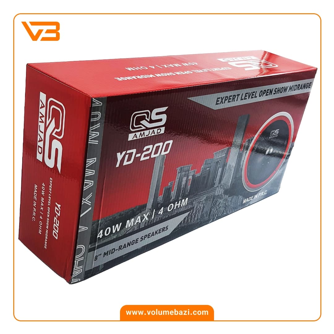 میدرنج 8 اینچ خودرو کیو اس مدل YD-200 R — تصویر ۴