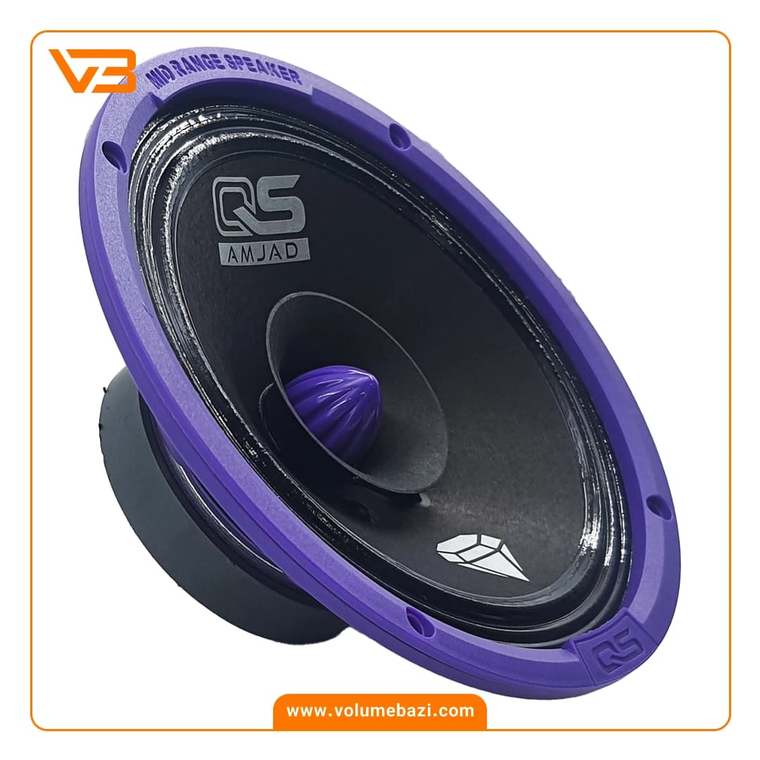 میدرنج 6.5 اینچ خودرو کیو اس مدل YD-1322NEW Pu (بولت فلزی) — تصویر ۳