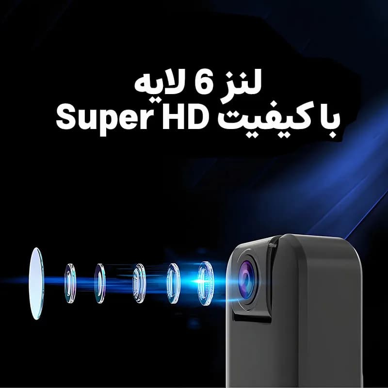 دوربین بادی کمرا 4K جیبی پلیسی مدل 4G سیم کارت خور — تصویر ۵
