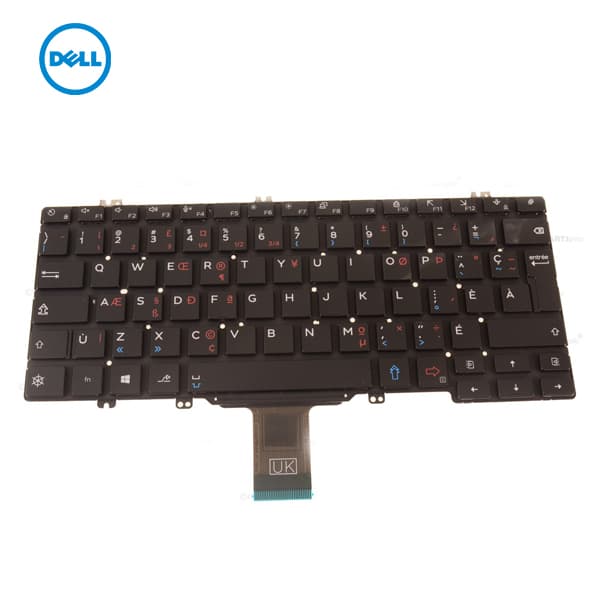 کیبورد لپ تاپ دل DELL Latitude E7300 ، E5300 اورجینال — تصویر ۳