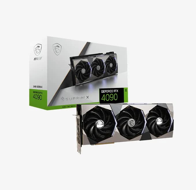 کارت گرافیک MSI RTX 4090 Suprim (درحد نو-بدون گارانتی)