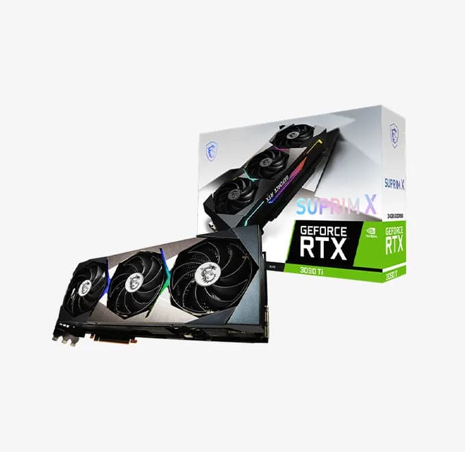 کارت گرافیک MSI RTX 3090 Ti Suprim (درحد نو-بدون کارتن)