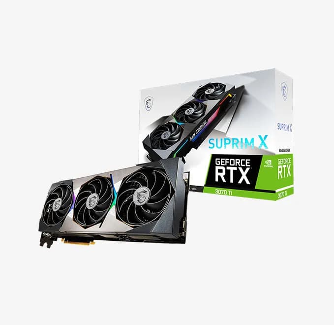 کارت گرافیک MSI 3070Ti SUPRIM X (درحد نو)