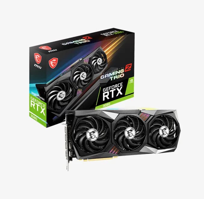 کارت گرافیک MSI RTX 3080 Gaming ZTrio ( درحد نو )