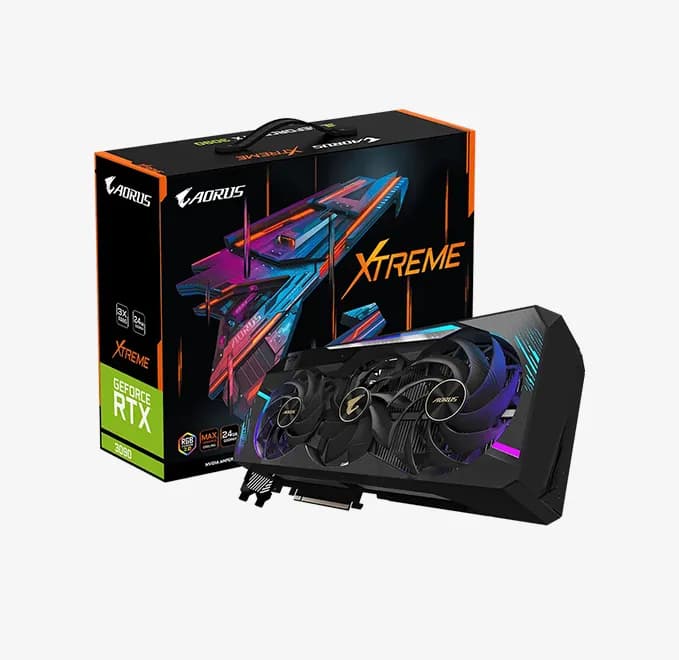 کارت گرافیک Gigabyte RTX 3090 Aorus Xtreme (در حد نو)
