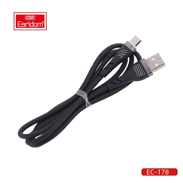 کابل شارژ USB به TYPE-C ارلدام مدل Earldom EC-178C TYPE-C cable 2.4A 1.0m — تصویر ۶