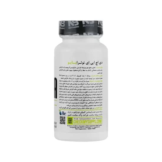 دی اچ ایی ای 100 میلی گرم نوترابایو 30 کپسول | DHEA 100 Nutrabio 30 caps — تصویر ۲
