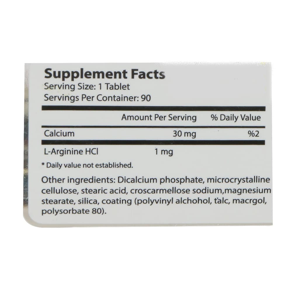 قرص ال آرژنین 1000 میلی گرم اس ان ان 90 عدد | SNN L Arginine 1000 Mg 90 Tabs — تصویر ۲