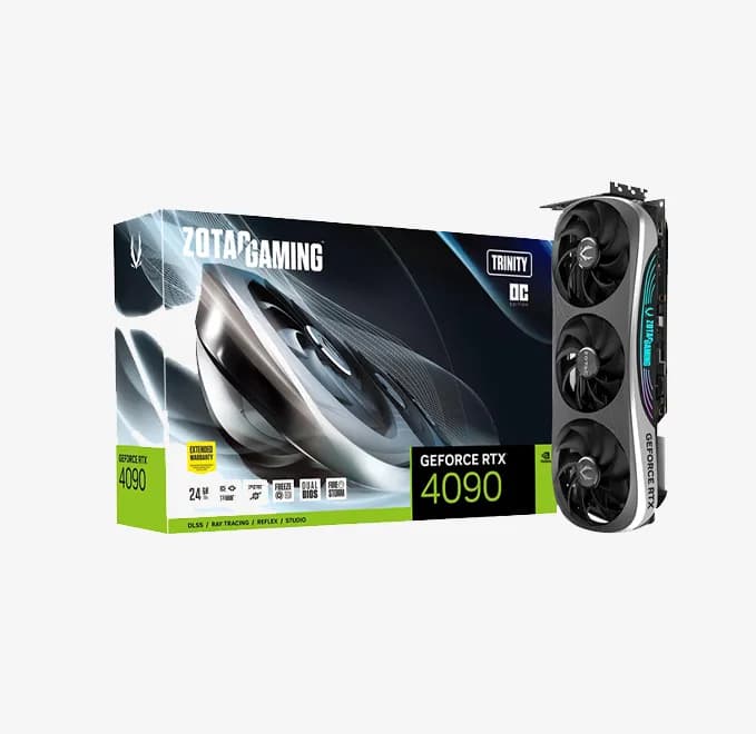 کارت گرافیک ZOTAC RTX 4090 TRINITY (در حد نو)