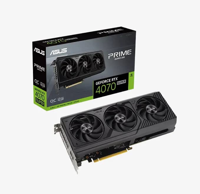 کارت گرافیک ASUS RTX 4070 Super Prime (درحد نو – 30 ماه گارانتی الماس)